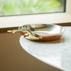 Mauviel M'Heritage M'250 B Copper Frying Pan With Brass Handle - Mauviel1830