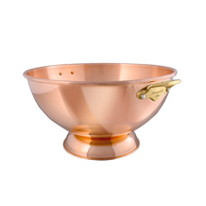 Mauviel 1830 Mauviel M'30 Copper Champagne Bowl With Brass Handles, 15.7-In Mauviel M'30 Copper Champagne Bowl With Bronze Handles, 15.7-In - Mauviel USA