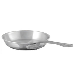 Mauviel M'Cook SB 5-Ply Frying Pan With Brushed Cast Stainless Steel Handle, 10.2-In