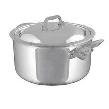 Mauviel Mauviel M'Cook SB 5-Ply Stewpan With Lid,Brushed Cast Stainless Steel Handles, 9.2-Qt Mauviel M'Cook SB 5-Ply Stewpan With Lid,Brushed Cast Stainless Steel Handles, 9.2-Qt