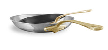 Mauviel Mauviel M'COOK B 5-Ply 2-Piece Nonstick Frying Pan Set With Brass Handles Mauviel M'COOK B 2-Piece 5-Ply Nonstick Frying Pan Set With Brass Handles - Mauviel USA