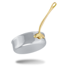 Mauviel M'COOK B 5-Ply Saute Pan With Lid, Brass Handle - Mauviel1830