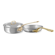 Mauviel Mauviel M'COOK B 5-Ply Polished Stainless Steel Saute Pan With Lid 3.2-qt and Frying Pan 10.2-in Set Mauviel M'COOK B 5-Ply Polished Stainless Steel Saute Pan With Lid 3.2-qt and Frying Pan 10.2-in Set - Mauviel1830