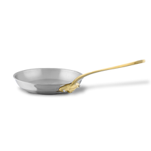 Mauviel1830 Mauviel M'COOK B 5-Ply 2-Piece Frying Pan 7.9-In and  9.4-In Set With Brass Handles Mauviel M'COOK B 5-Ply 2-Piece Frying Pan 7.9-In and  9.4-In Set With Brass Handles - Mauviel1830