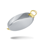 Mauviel M'COOK B 5-Ply Oval Pan With Brass Handles - Mauviel1830