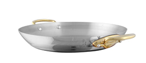 Mauviel 1830 Mauviel M'COOK B 5-Ply Round Gratin Pan With Brass Handles, 11-In Mauviel M'COOK BZ Round Pan With Bronze Handles, 6.3-In - Mauviel USA