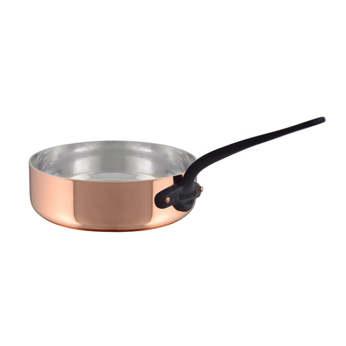 Mauviel M'TRADITION Iron Copper & Tin Inside Sauce Pan With Iron Handle, 1.8-Qt - Mauviel1830