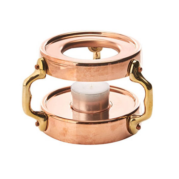Mauviel M'MINIS Copper Portable Heater With Candle, 4.5-In