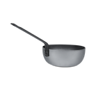 Mauviel M'STEEL Black Carbon Steel Chef Pan With Iron Handle - Mauviel1830