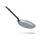 Mauviel M'STEEL Black Carbon Steel Crepe Pan With Iron Handle - Mauviel1830