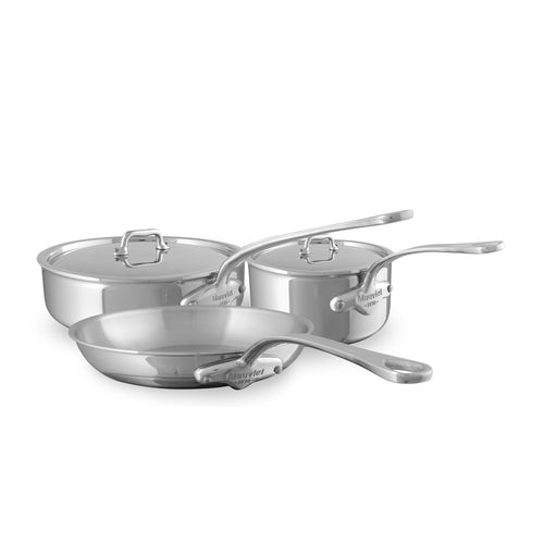 Mauviel M'URBAN 4 Tri-Ply 5-Piece Cookware Set With Cast Stainless Steel Handles