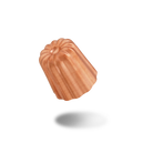 Mauviel M'PASSION Copper Tinned Canele Mold - Mauviel1830