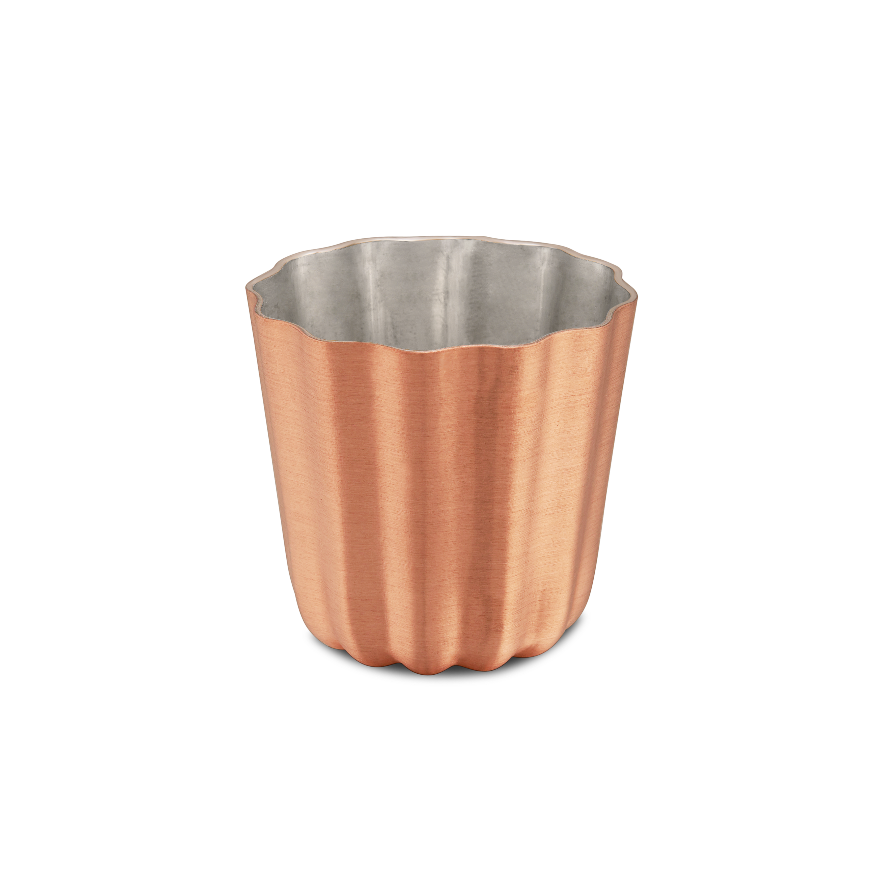 Mauviel M'PASSION copper 4-piece canele mold set with tinned interiors for baking traditional caneles