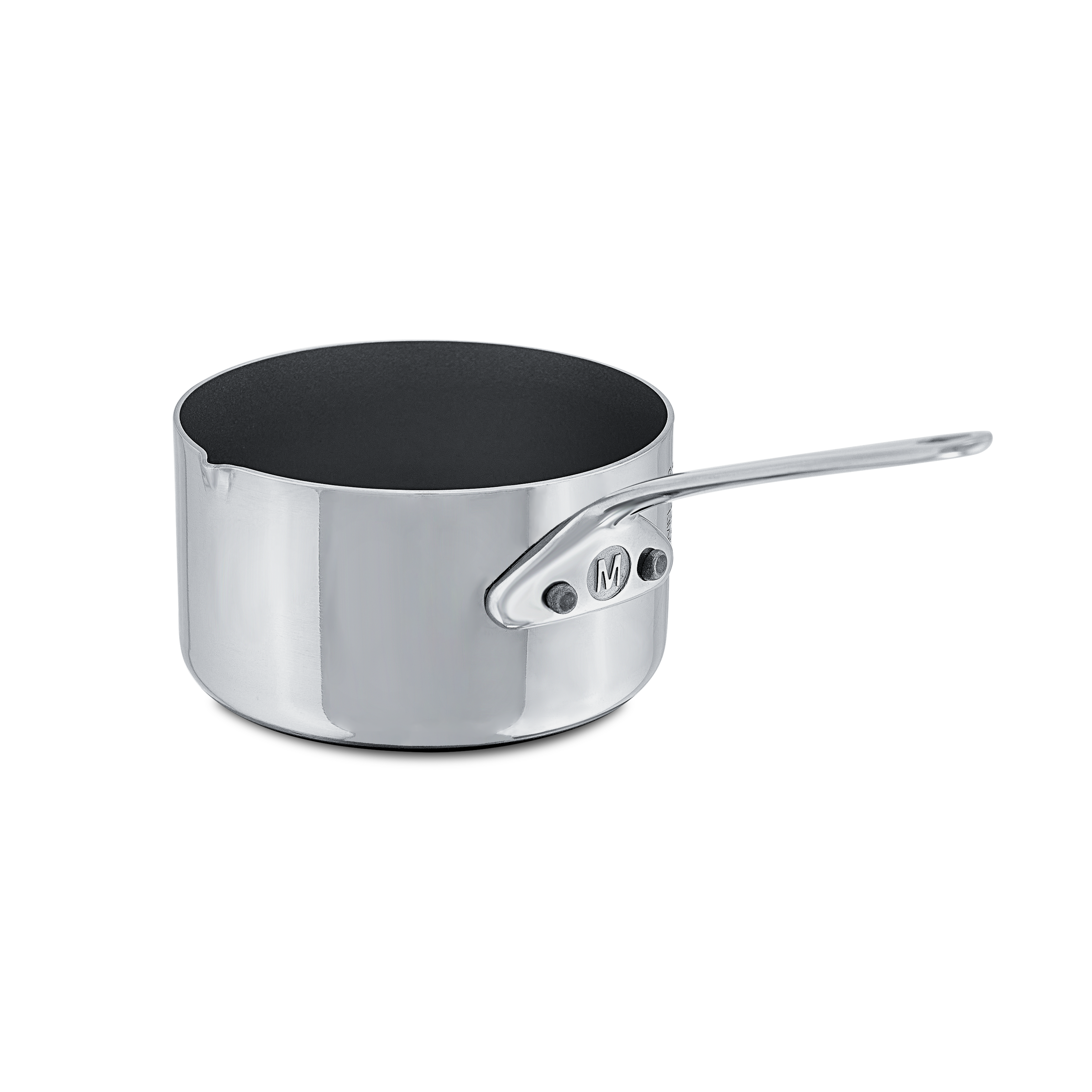 Mauviel M'MINIS Sauce Pan With Cast Stainless Steel Handle, 0.2-Qt - Mauviel1830