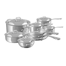 Mauviel Mauviel M'COOK 5-Ply 14-Piece Cookware Set With Cast Stainless Steel Handles Mauviel M'COOK 5-Ply 14-Piece Cookware Set With Cast Stainless Steel Handles