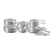 Mauviel Mauviel M'COOK 5-Ply 16-Piece Cookware Set With Cast Stainless Steel Handles Mauviel M'COOK 5-Ply 16-Piece Cookware Set With Cast Stainless Steel Handles