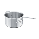 Mauviel M'COOK 5-Ply Sauce Pan With Helper Handle, Cast Stainless Steel Handle - Mauviel1830
