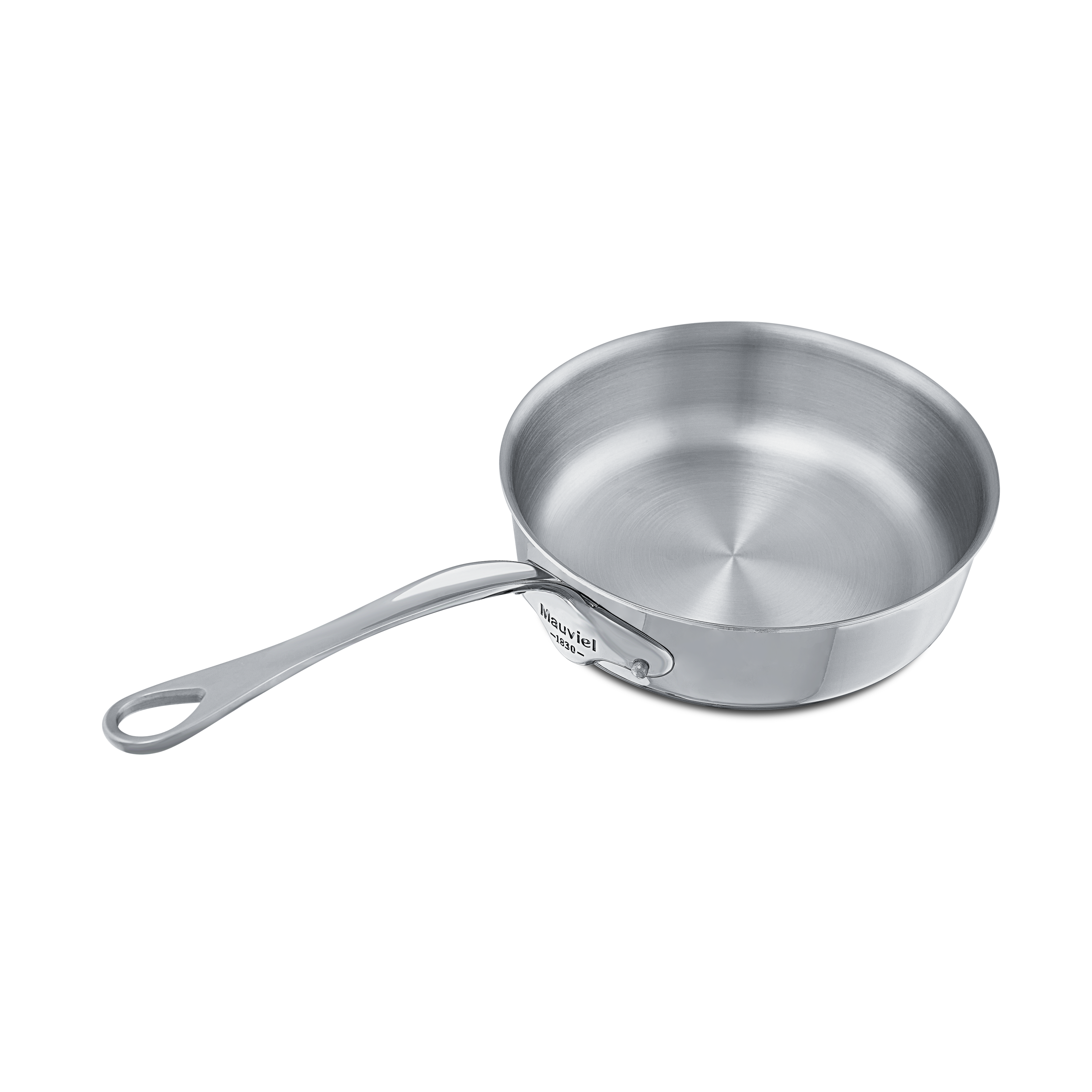 Mauviel M'COOK 5-Ply Sauté Pan With Lid, Cast Stainless Steel Handle - Mauviel1830