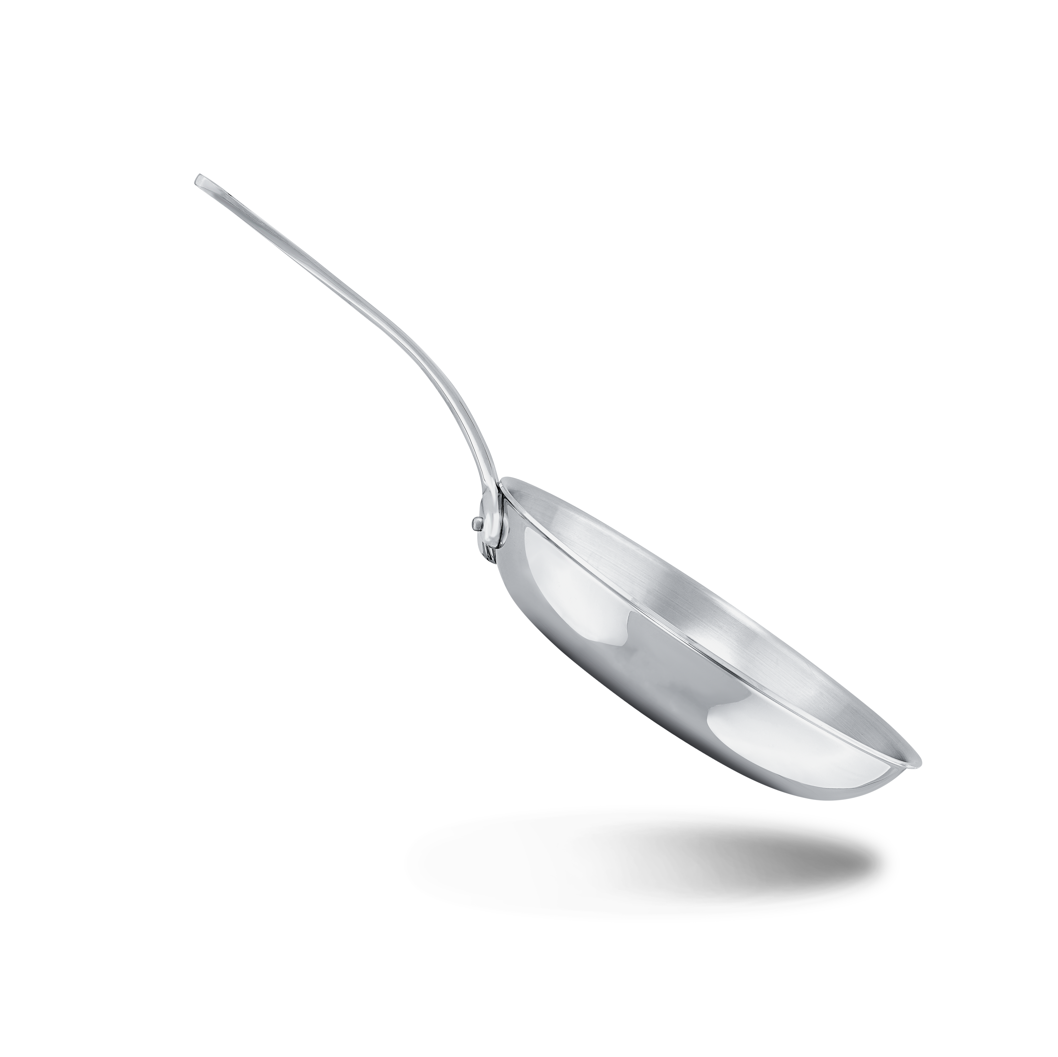 Mauviel M'COOK 5-Ply Frying Pan With Glass Lid, Cast Stainless Steel Handle, 11-In - Mauviel1830