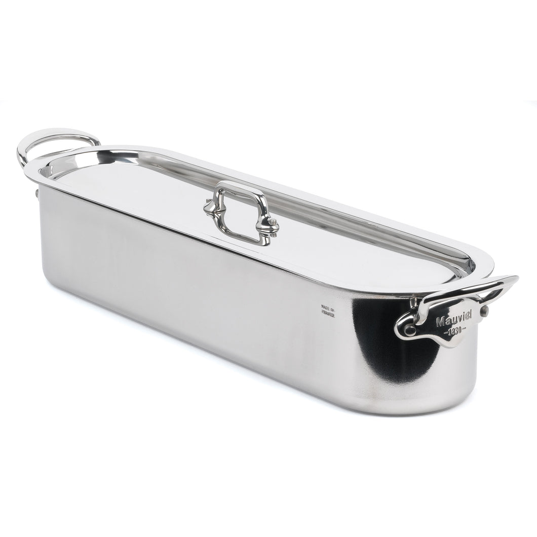 Mauviel M'COOK 5-Ply Fish Kettle With Cast Stainless Steel Handle, 3.9-Qt - Mauviel1830