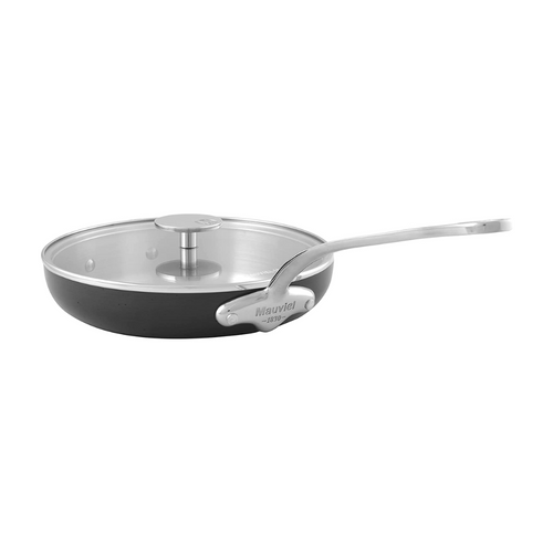 Mauviel M'STONE 3 Fying Pan With Lid, Cast Stainless Steel Handle, 11.8-In - Mauviel USA