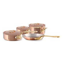 Mauviel Mauviel M'Heritage M'200 B 7-Piece Cookware Set With Brass Handles Mauviel M'Heritage M200B 7-Piece Cookware Set With Bronze Handles - Mauviel USA