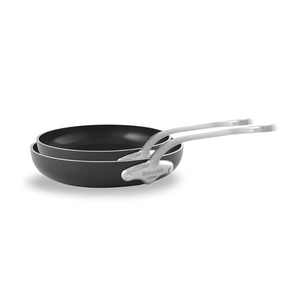 Mauviel 1830 Mauviel M'STONE 3 Anodized Nonstick 2-Piece Frying Pan Set With Cast Stainless Steel Handles Mauviel M'STONE 3 Anodized Nonstick 2-Piece Frying Pan Set With Cast Stainless Steel Handles - Mauviel USA