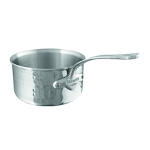 Mauviel Mauviel M'ELITE Hammered Sauce Pan With Cast Stainless Steel Handle, 0.8-Qt Mauviel M'ELITE Hammered Sauce Pan With Cast Stainless Steel Handle, 0.8-Qt - Mauviel USA