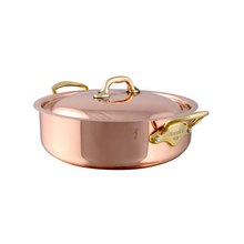 Mauviel Mauviel M'Heritage 150 B Copper Rondeau With Lid &  Brass Handles, 3.5-Qt Mauviel M'Heritage M150B Rondeau With Lid, Bronze Handles, 3.5-Qt - Mauviel USA