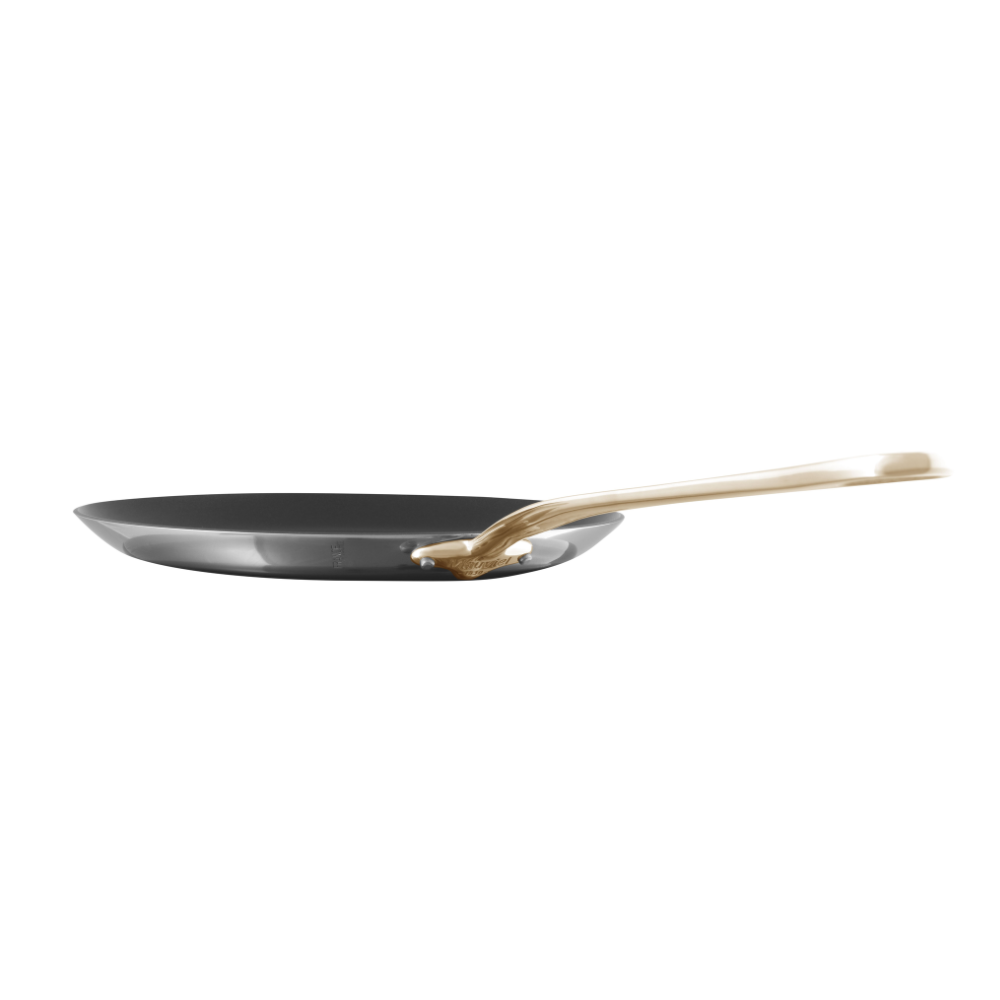 Mauviel M'COOK BZ Crepe Pan Eclipse With Bronze Handles, 11.8-In - Mauviel USA