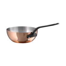 Mauviel Mauviel M'Heritage 150 CI Curved Splayed Saute Pan With Cast Iron Handle, 2.1-Qt Mauviel M'Heritage M150CI Curved Splayed Saute Pan With Cast Iron Handle, 2.1-Qt - Mauviel USA