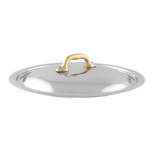 Mauviel M'COOK B Curved Lid With Brass Handle, 7-In - Mauviel1830