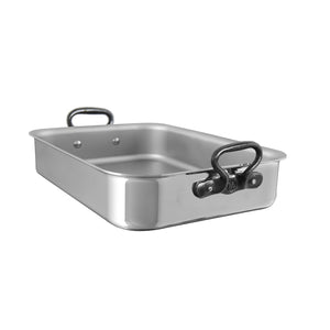 Mauviel 1830 Mauviel M'COOK CI Roasting Pan With Cast Iron Handles, 15.7-In Mauviel M'COOK CI Roasting Pan With Cast Iron Handles, 15.7-In - Mauviel1830