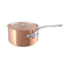 Mauviel M'3 S Copper Sauce Pan With Lid, Cast Stainless Steel Handle - Mauviel1830