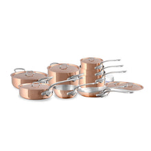 Mauviel Mauviel M'Heritage 150 S 16-Piece Copper Cookware Set With Cast Stainless Steel Handle Mauviel M'150 S 16-Piece Cookware Set With Cast Stainless Steel Handle - Mauviel USA