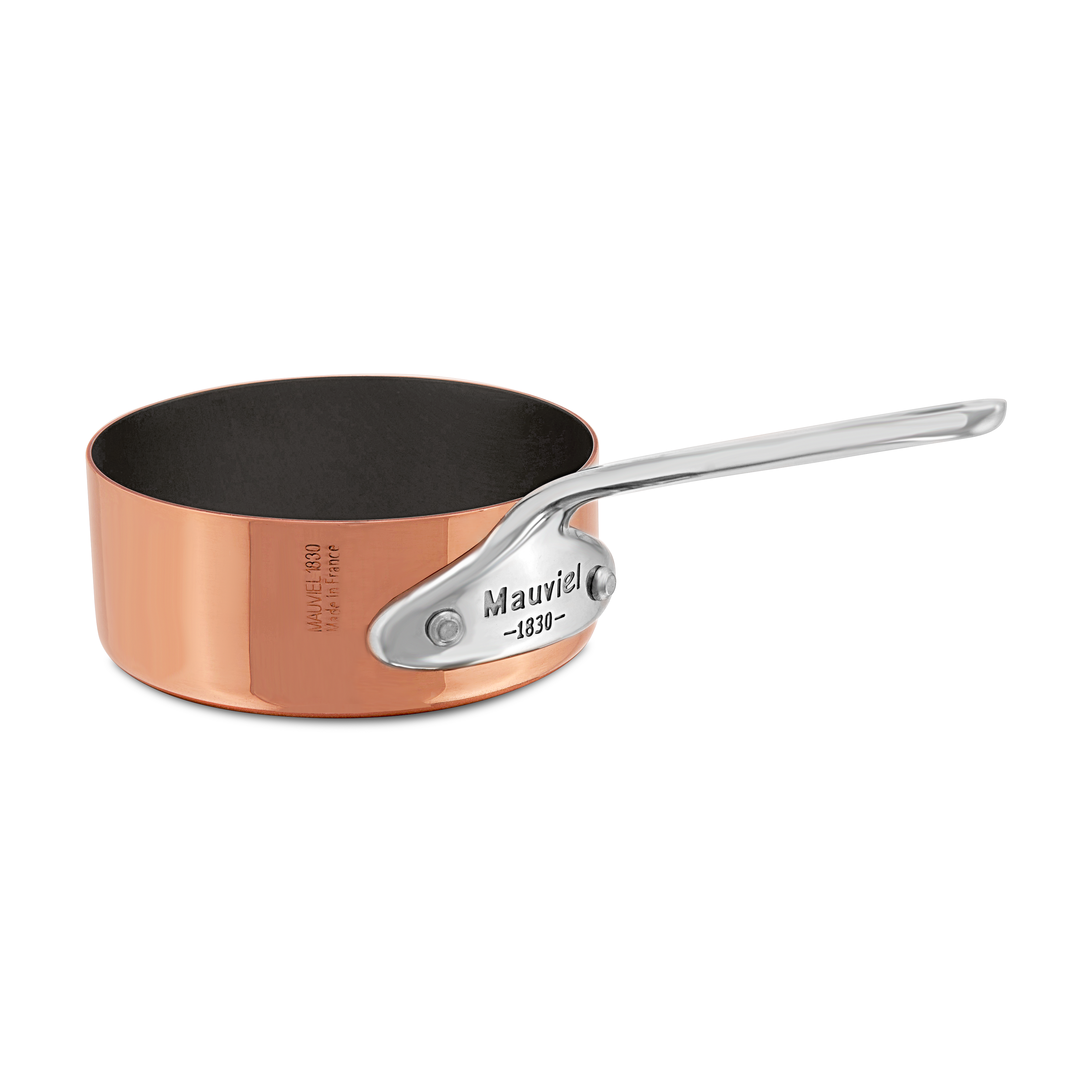 Mauviel M'MINIS Copper Saute Pan With Stainless Steel Handle, 0.26-Qt - Mauviel1830