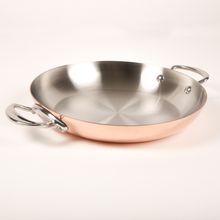 Mauviel 1830 Mauviel M'Heritage 150 S Copper Round Pan With Cast Stainless Steel Handle Set, 7.8-In Mauviel M'150 S Round Pan With Cast Stainless Steel Handle Set, 7.8-In - Mauviel USA
