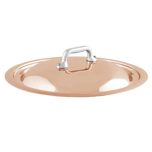 Mauviel USA Mauviel M'6 S Copper Curved Lid With Cast Stainless Steel Handle, 7-In Mauviel M'6 S Copper Curved Lid With Cast Stainless Steel Handle, 7-In - Mauviel1830