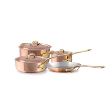 Mauviel Mauviel M'Heritage 150 B 7-Piece Copper Cookware Set With Brass Handles Mauviel M'150 B 7-Piece Cookware Set With Bronze Handles - Mauviel USA