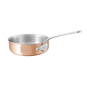 Mauviel M'6S Saute Pan With Cast Stainless Steel Handle, 1.5-Qt - Mauviel USA