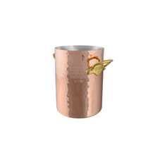 Mauviel Mauviel M'30 Hammered Copper Wine Bucket With Brass Handles, 4.3-Quart Mauviel M'30 Hammered Copper Wine Bucket With Bronze Handles, 4.3-Quart - Mauviel USA