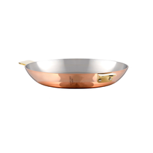 Mauviel1830 Mauviel Art Déco Copper 3-Piece Round Pan 6.3-In, Round Pan 7.9-In and Round Pan 10.2-In Set With Brass Handles Mauviel Art Déco Copper 2-Piece Round Pan 6.3-In and 7.9-In Set With Brass Handles - Mauviel1830