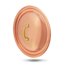 Mauviel M'Heritage M'150 B Copper Lid With Brass Handle - Mauviel1830