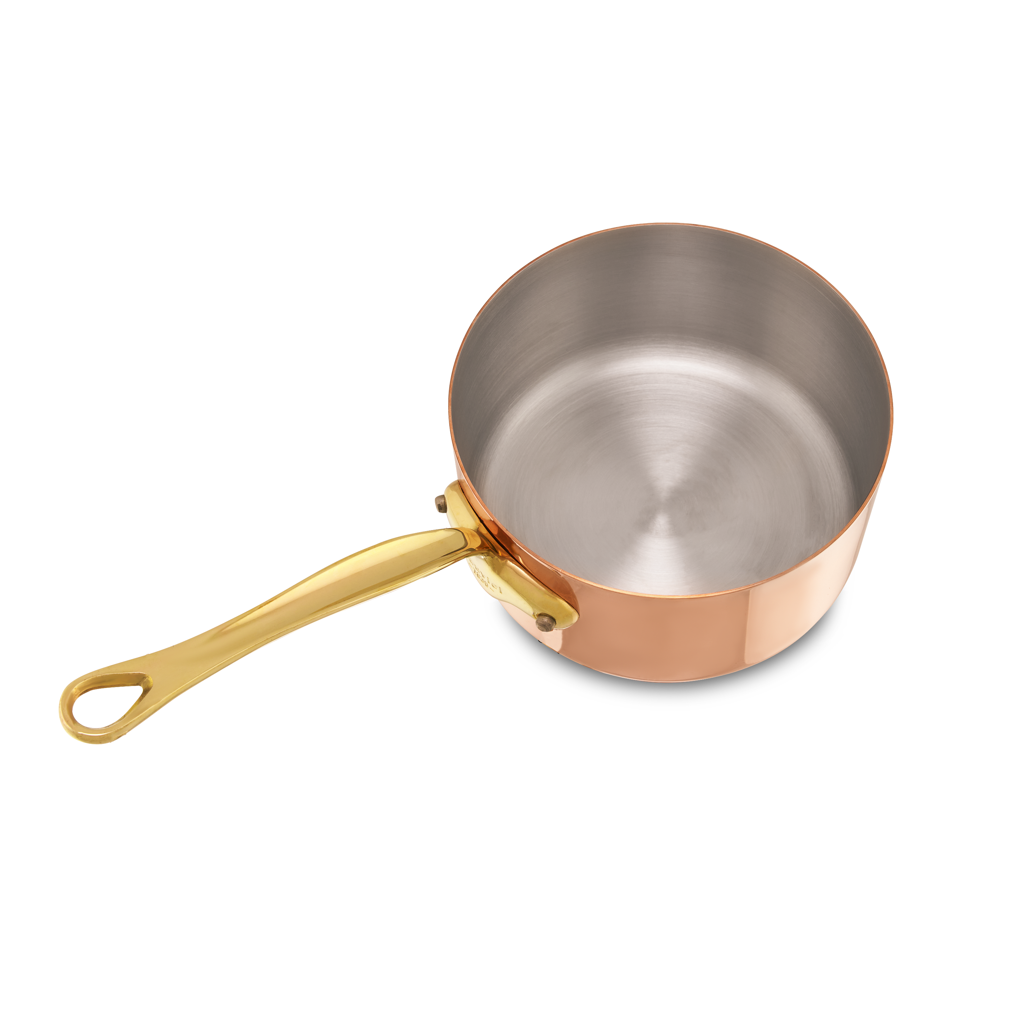 Mauviel M'Heritage M'150 B Copper Sauce Pan With Brass Handle - Mauviel1830