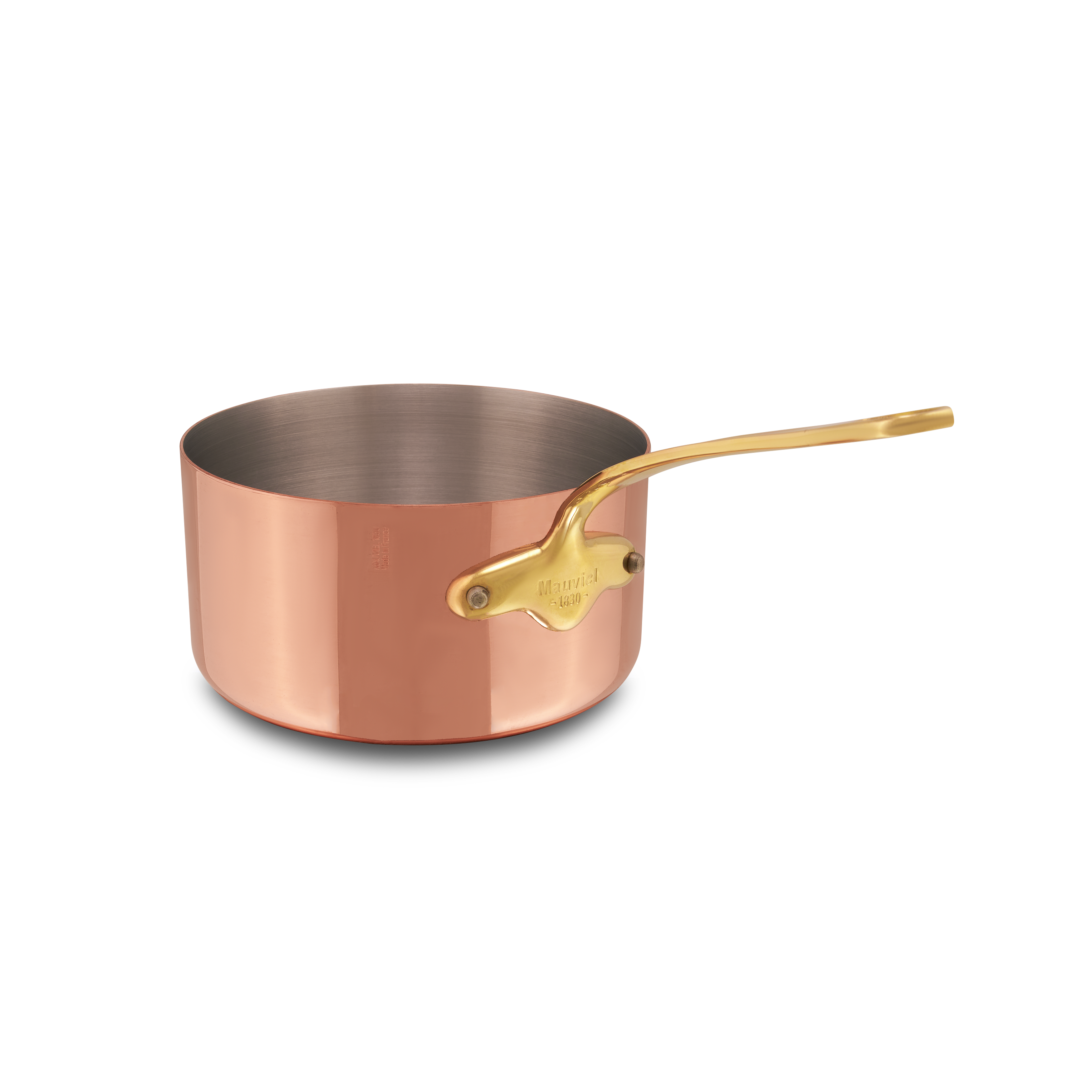 Mauviel M'Heritage M'150 B Copper Sauce Pan With Brass Handle - Mauviel1830