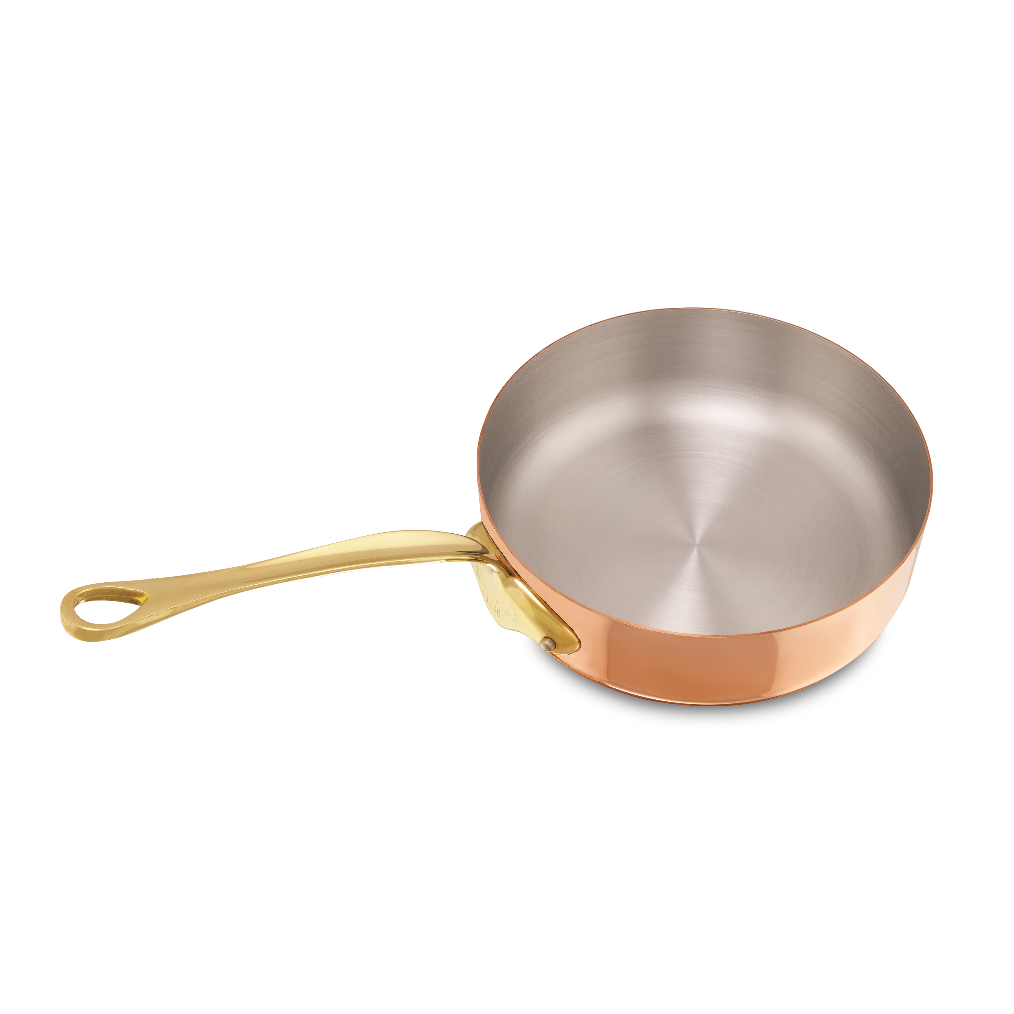 Mauviel M'Heritage M'150 B Copper Saute Pan With Brass Handle - Mauviel1830