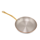Mauviel M'Heritage M'150 B Copper Frying Pan With Brass Handle - Mauviel1830
