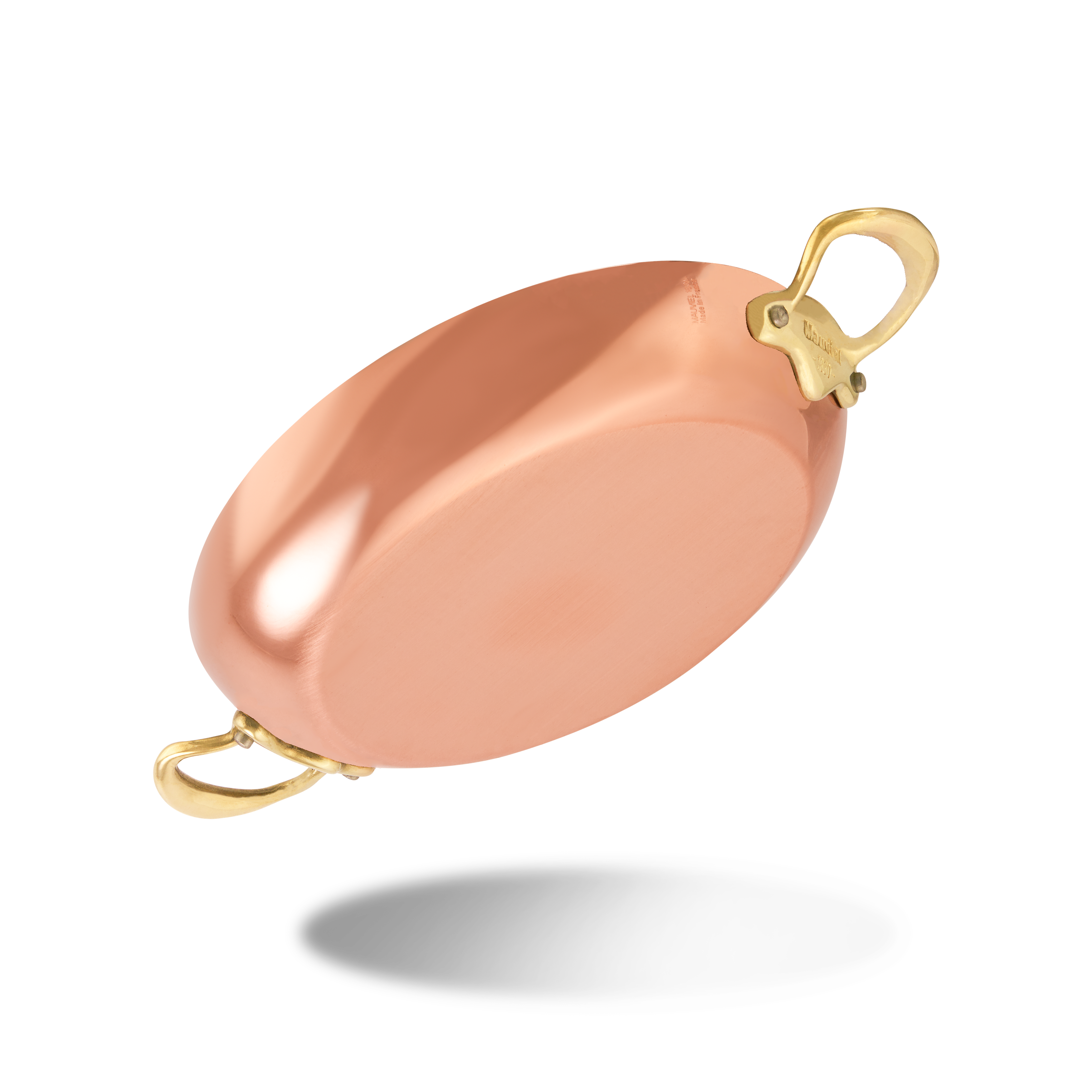 Mauviel M'Heritage M'150 B 2-Piece Copper Round Pan Set With Brass Handles - Mauviel1830