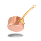 Mauviel M'Heritage M'200 B Sauce Pan With Brass Handle, 2.6-Qt - Mauviel1830
