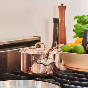 Mauviel 1830 Mauviel M'150 B 14-Piece Cookware Set With Bronze Handles Mauviel M'150 B 14-Piece Cookware Set With Bronze Handles - Mauviel USA